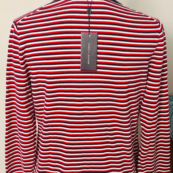 NWT Tommy Hilfiger Women’s Striped Pullover . - Picture 5 of 11